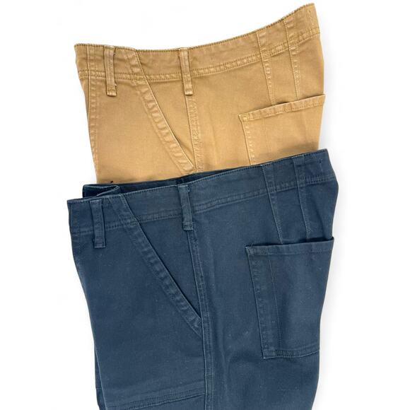ANTHROPOLOGIE  | 28 | Set Lot of 2 Shorts 8.5 inseam Walking Khaki  Fatigue - Picture 1 of 12